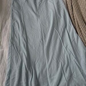 Abercrombie & Fitch Pale Blue Linen Skirt